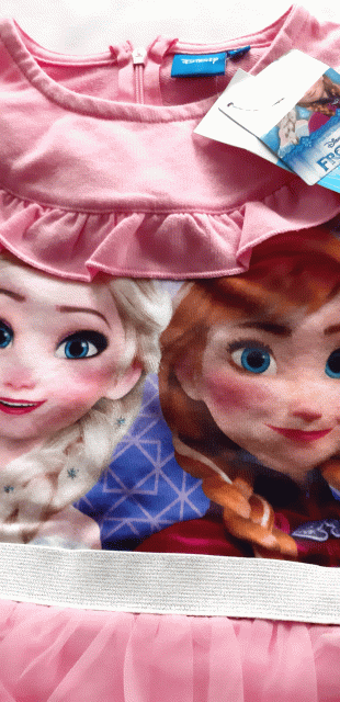 Sukienka z falbankami Disney Frozen