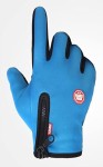 Rękawiczki zimowe Outdoor Sports Full Finger niebieskie M