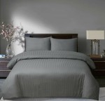 Pościel  dwuoosobowa Sateen Sripe 200 x 200 cm+  2 poszewki 48 x 74 cm Sleepdown