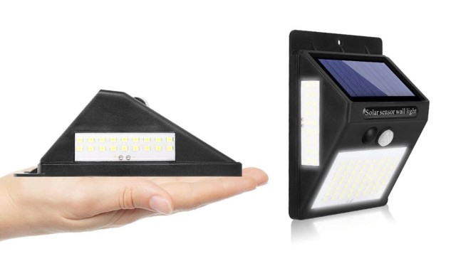 Lampa solarna z czunikiem ruchu 100 led GloBrite.jpg