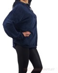 Bluza damska z kapturem z misia granatowa 5XL