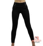 Eleganckie spodnie, legginsy z guzikami