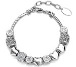 Bransoletka Radiant Charm z kryształkami 