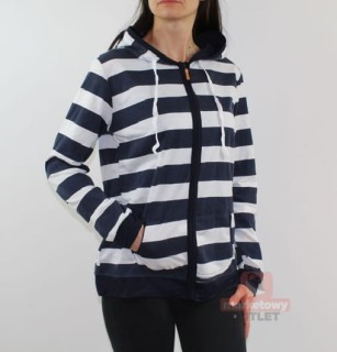 Bluza unisex z kapturem zapinana na zamek