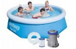 Basen Bestway ogrodowy rozporowy z pompą 305x75