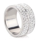 Pierścionek  Elyna z czeskimi kryształkami Myc Paris