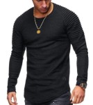 Bawełniana Koszulka Męska z długim rękawem Blu Apparel 