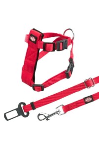 Szelki samochodowe pasy do samochodu dla kota Trixie S 