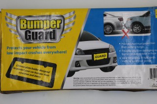 Gumowa osłona zderzaka tablicy rejestracyjnej , "gruba gumowa ramka tablicy rejestracyjnej chroni zderzak przed zadrapaniami i wgnieceniami - Uniwersalne dopasowanie do samochodów, ciężarówek, SUV-ów i samochodów dostawczych