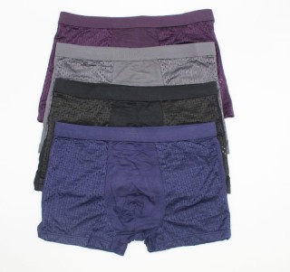 Męskie oddychające bokserki  4 pack Mesh Boksers