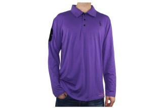 Męska koszulka polo Blu Apparel z długim rękawem, logo żyrafa