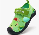 Sandały dziecięce Ashion żabka zielone na rzep lekkie oddychające OUTLET