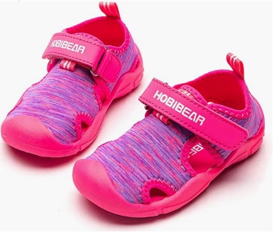 Sandałki dziecięce buty do wody szybkoschnące różowe HOBIBEAR