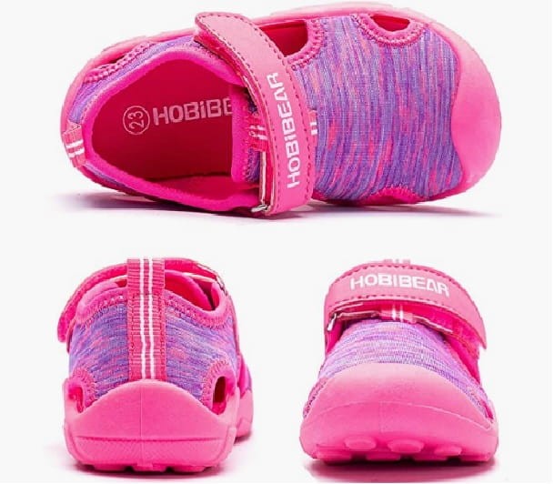 Sandałki dziecięce buty do wody szybkoschnące różowe HOBIBEAR