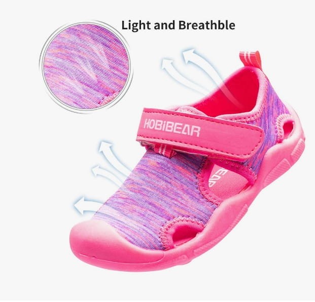 Sandałki dziecięce buty do wody szybkoschnące różowe HOBIBEAR