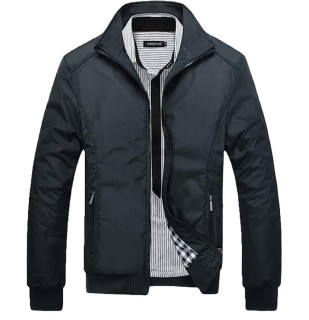 Kurtka męska Mens Harrington niebieska
