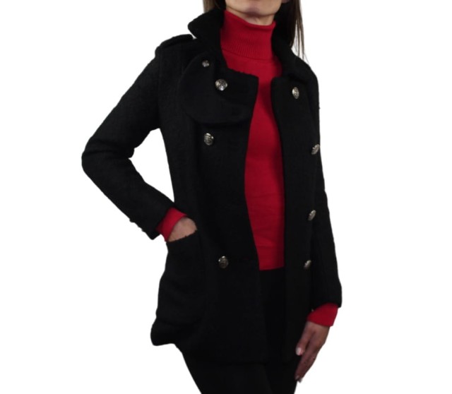 Płaszcz damski czarny rozpinany na jesień 1.jpg