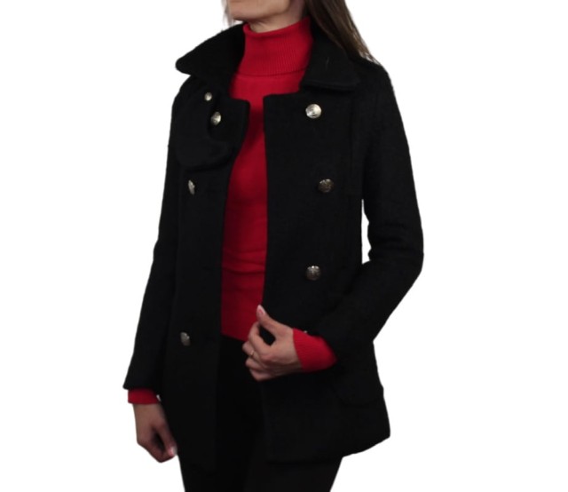 Płaszcz damski czarny rozpinany na jesień 2.jpg