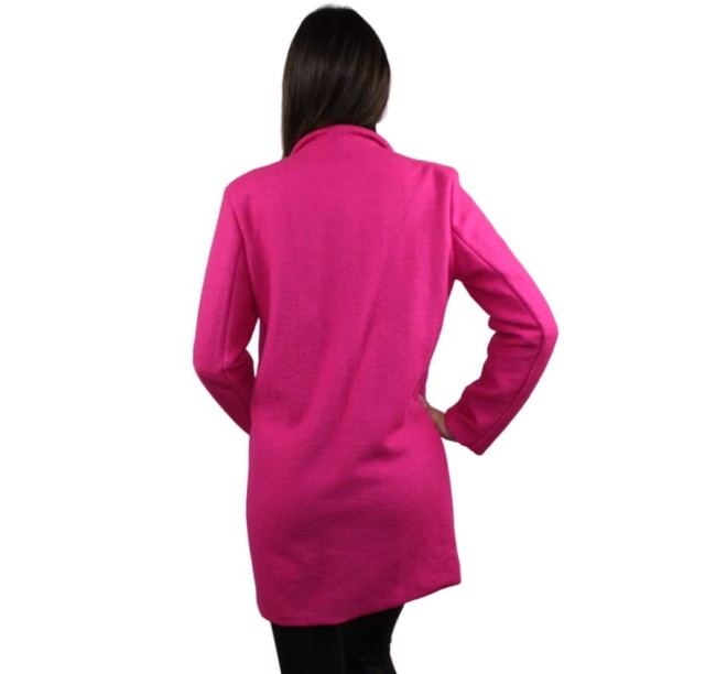 Płaszczyk damski Meiyizu różowy3.jpg