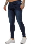 Jeansy męskie ENZO skinny super stretch dopasowane elastyczne OUTLET