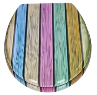 Deska sedesowa Georges wolnoopadająca MDF Soft Close antybakteryjna różne wzory OUTLET