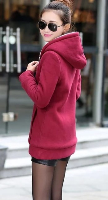 Bluza damska ocieplana z kapturem Heavensis 5.jpg