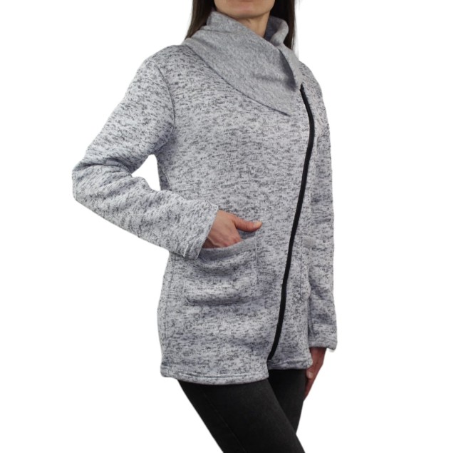 bluza damska rozpinana asymetrycznie szara.jpg