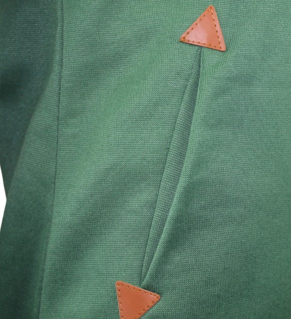 bluza damska długa z kapturem zielona4.jpg