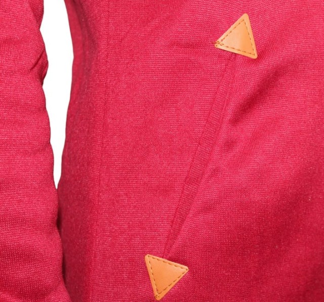 bluza damska długa z kapturem czerwona 1.jpg