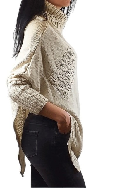 poncho z półgolfem bezowe 11.jpg