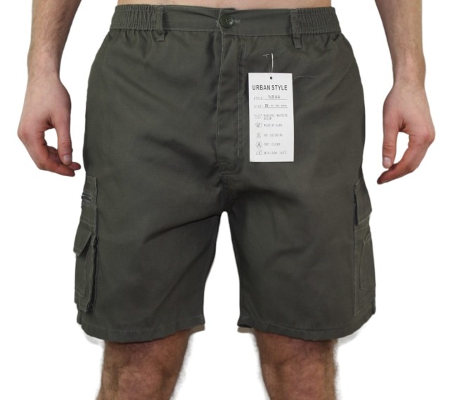Spodenki męskie Urban Style khaki 1.jpg