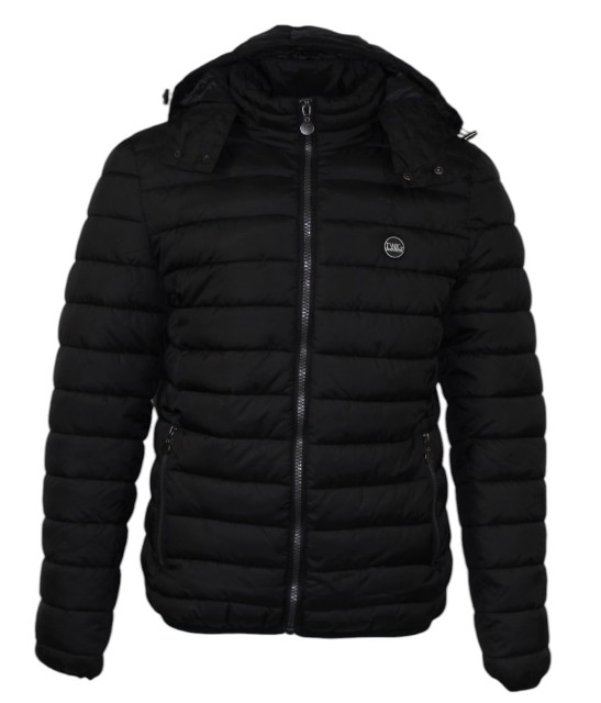 Kurtka męska zimowa z odpinanym kapturem Twig Winter czarna 1.jpg