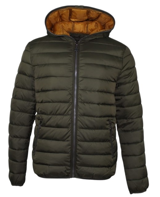 Kurtka męska zimowa z kapturem Twig Concept Milano oliwkowa 1.jpg