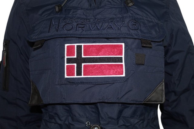 Damska kurtka zimowa parka Geographical Norway Bougie granatowa 4.jpg