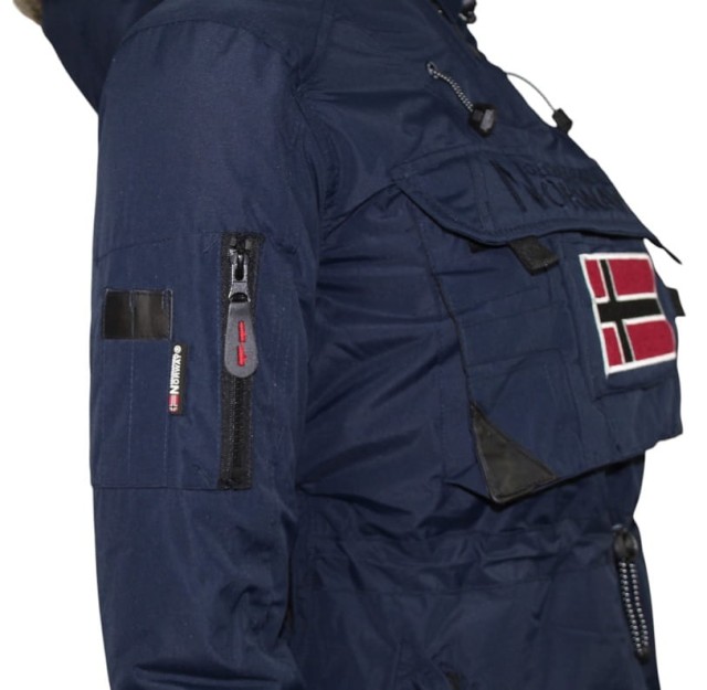 Damska kurtka zimowa parka Geographical Norway Bougie granatowa 6.jpg