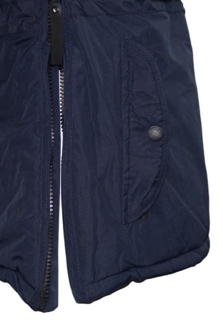 Damska kurtka zimowa parka Geographical Norway Bougie granatowa 7.jpg