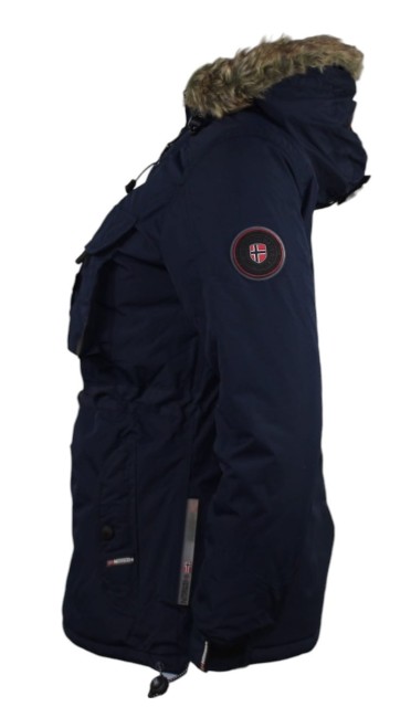 Damska kurtka zimowa parka Geographical Norway Bougie granatowa 10.jpg