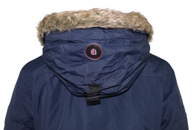 Damska kurtka zimowa parka Geographical Norway Bougie granatowa 11.jpg