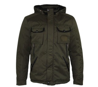 Kurtka męska zimowa z odpinanym kapturem Trisens