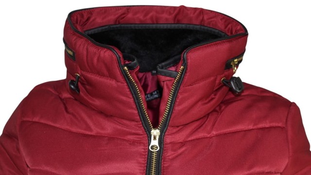 Kurtka damska pikowana Love My Fashions bordowa 3.jpg