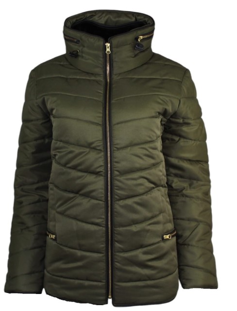 Kurtka damska pikowana Love My Fashions zielona 1.jpg