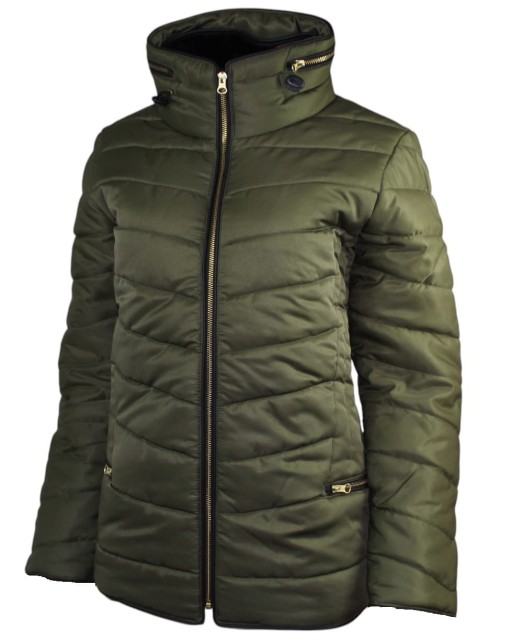 Kurtka damska pikowana Love My Fashions zielona 4.jpg
