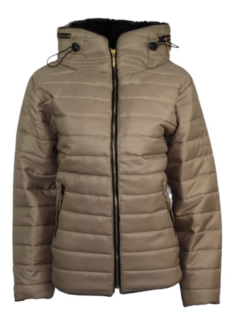 Kurtka damska Love my Fashions Fit beżowy 1.jpg