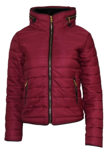 Kurtka damska Love my Fashions Fit bordowa 1.jpg