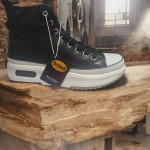 Trampki damskie na platformie Dockers by Gerli imitacja skóry