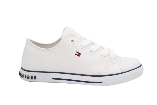 Tommy Hilfiger Trampki dziecięce Low Cut Lace-Up Sneaker białe 32  (1).jpg