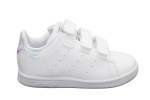 Sneakersy dziecięce Stan Smith CF białe na rzepy r.25 OUTLET Adidas