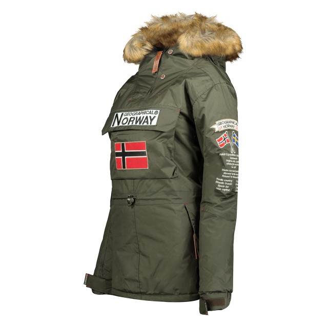 Kurtka damska, narciarska Geographical Norway BRIDGET LADY z kapturem  khaki