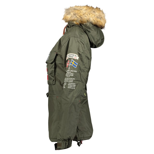 Kurtka damska, narciarska Geographical Norway BRIDGET LADY z kapturem  khaki