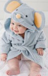 Ręcznik, szlafrok niemowlęcy Zwierzaki Słonik